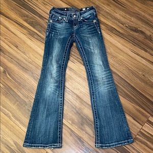 girls Miss Me bootcut jeans